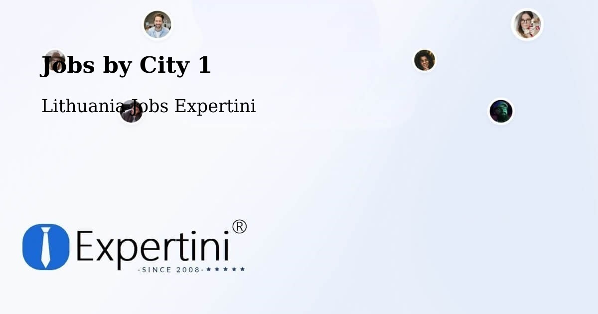 City Jobs in Lithuania - Expertini