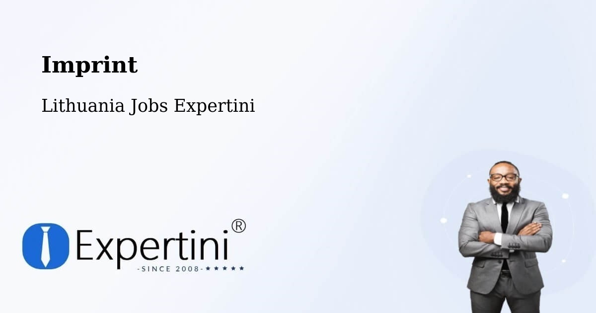 Imprint – Lithuania - Lithuania Jobs Expertini